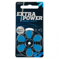 Батарейки для слуховых аппаратов ExtraPower №675